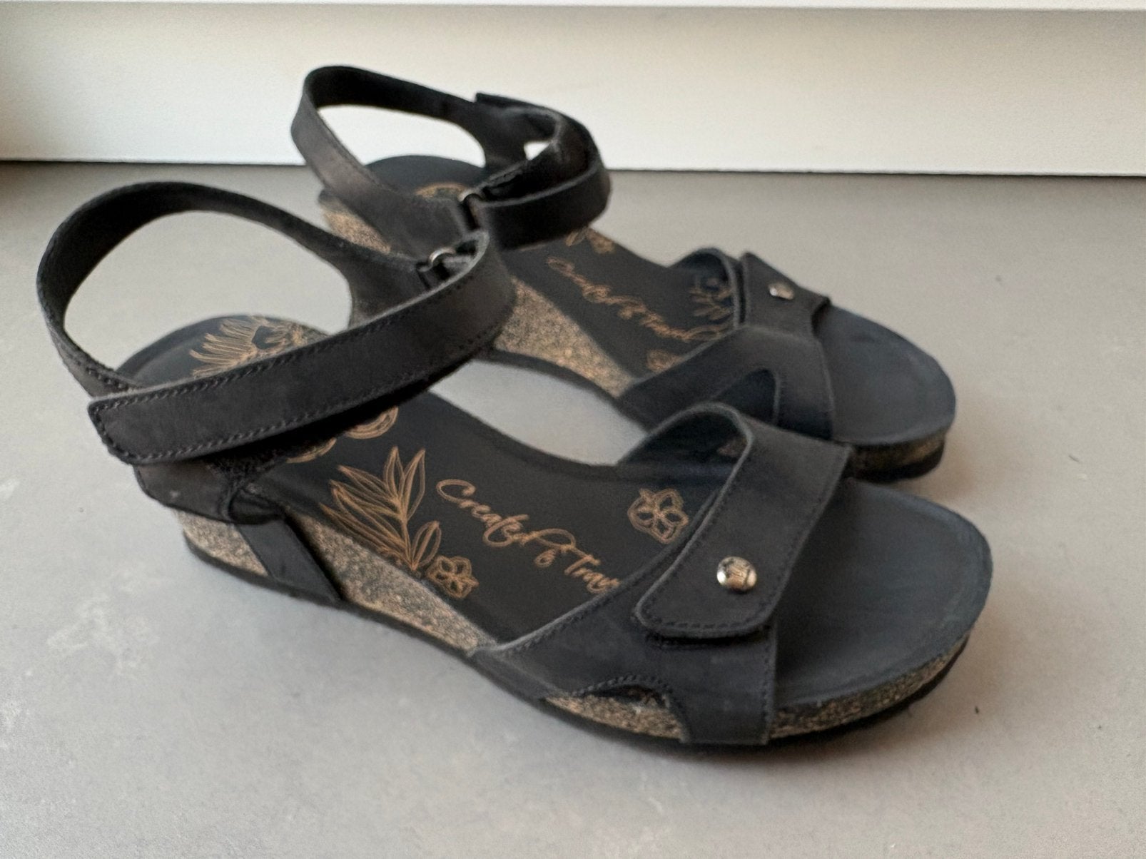 Panama Jack sandalen zwart ‘Julia’ 40 41, Ophalen, Nieuw, Zwart, Sandalen of Muiltjes