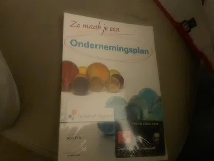 Zo maak je een Ondernemingsplan - Boek voor starters, Verzenden, Roel Grit, Zo goed als nieuw, Economie en Marketing