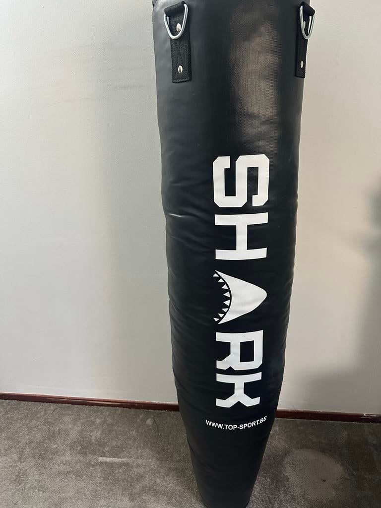 Bokszak set Shark + muurbeugel, Ophalen of Verzenden, Zo goed als nieuw, Bokszak