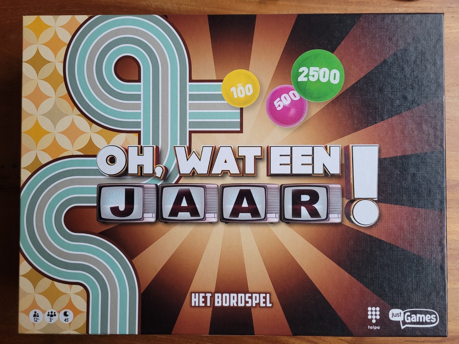 Oh, wat een jaar, Hobby en Vrije tijd, Gezelschapsspellen | Bordspellen, Vijf spelers of meer, Ophalen of Verzenden, Nieuw, Just Games