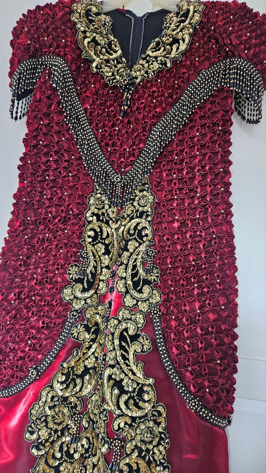 Exclusieve glamour jurk maat 38/40 silk + canadian smock, Kleding | Dames, Gelegenheidskleding, Overige typen, Gedragen, Goud