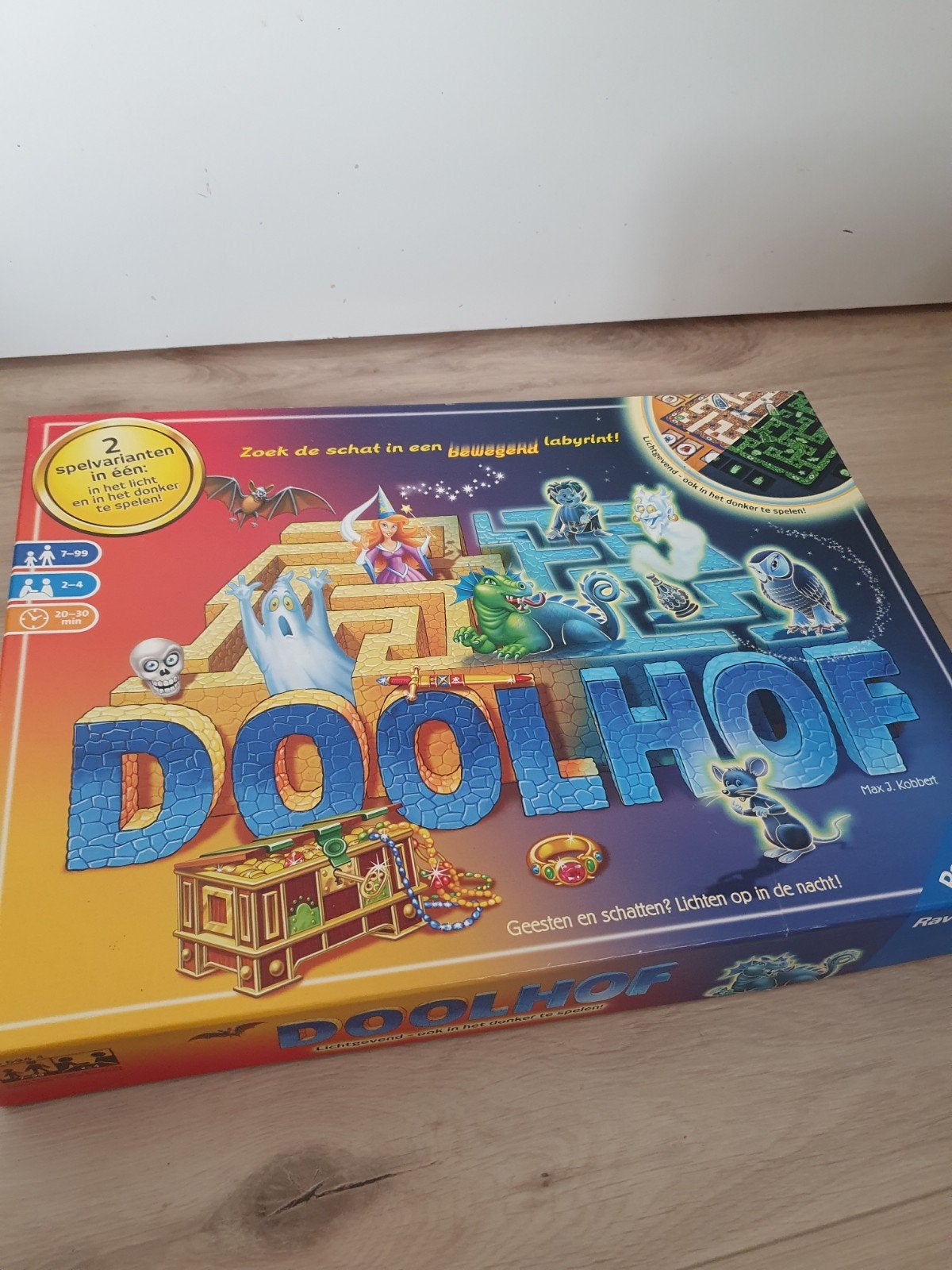 betoverde doolhof spel glow in the dark, Hobby en Vrije tijd, Gezelschapsspellen | Bordspellen, Ophalen of Verzenden