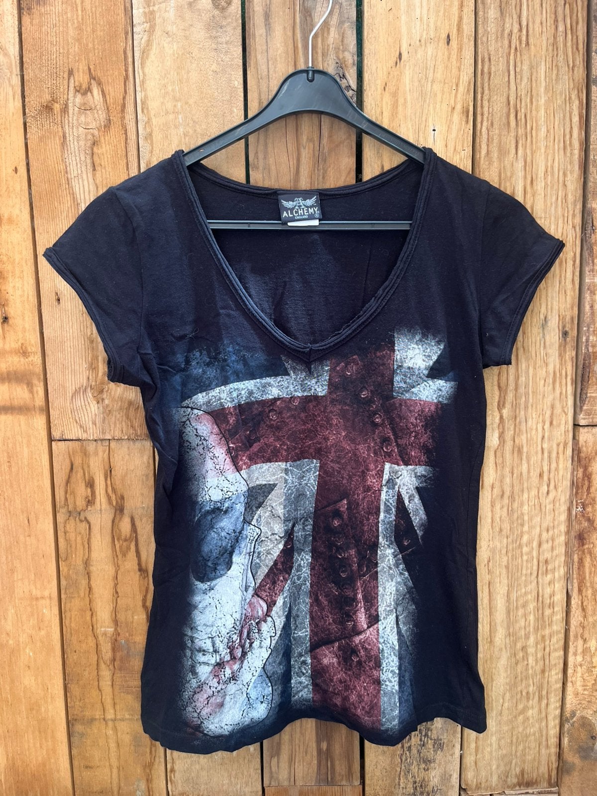 Alchemy t-shirt, Kleding | Dames, T-shirts, Zwart, Ophalen of Verzenden, Zo goed als nieuw, Korte mouw