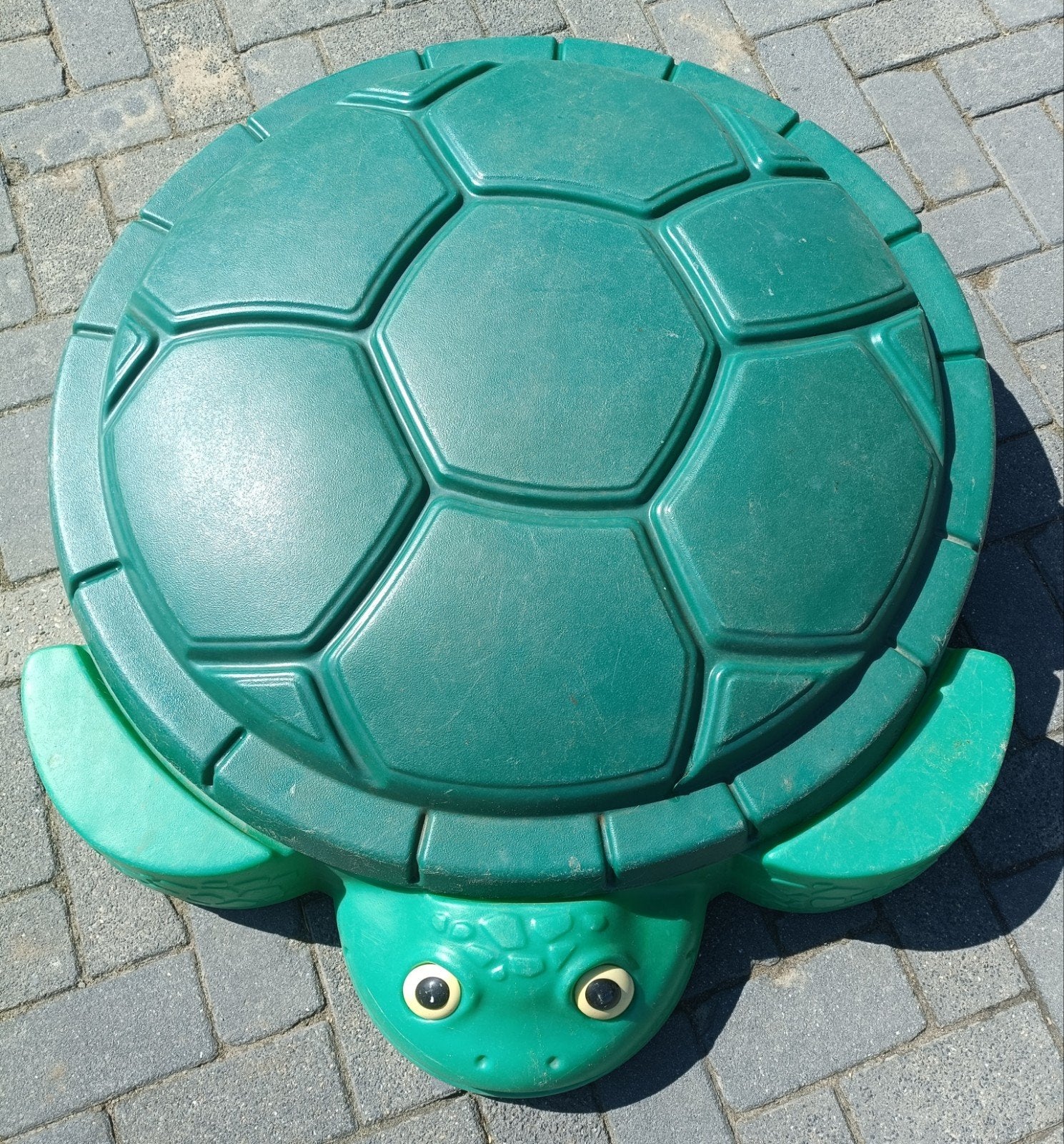 Schildpad zandbak 110 cm doorsnee, Kinderen en Baby's, Speelgoed | Buiten | Zandbakken, Ophalen, Gebruikt