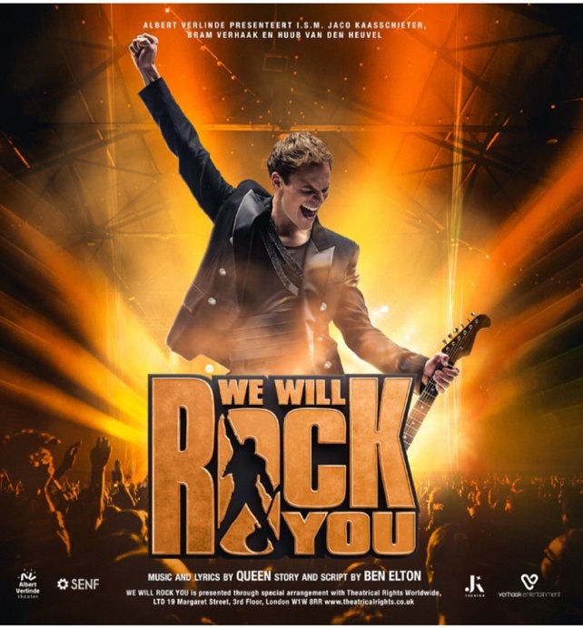 2 tickets We Will Rock You, zat 18 juli 20u, Den Haag, Twee personen