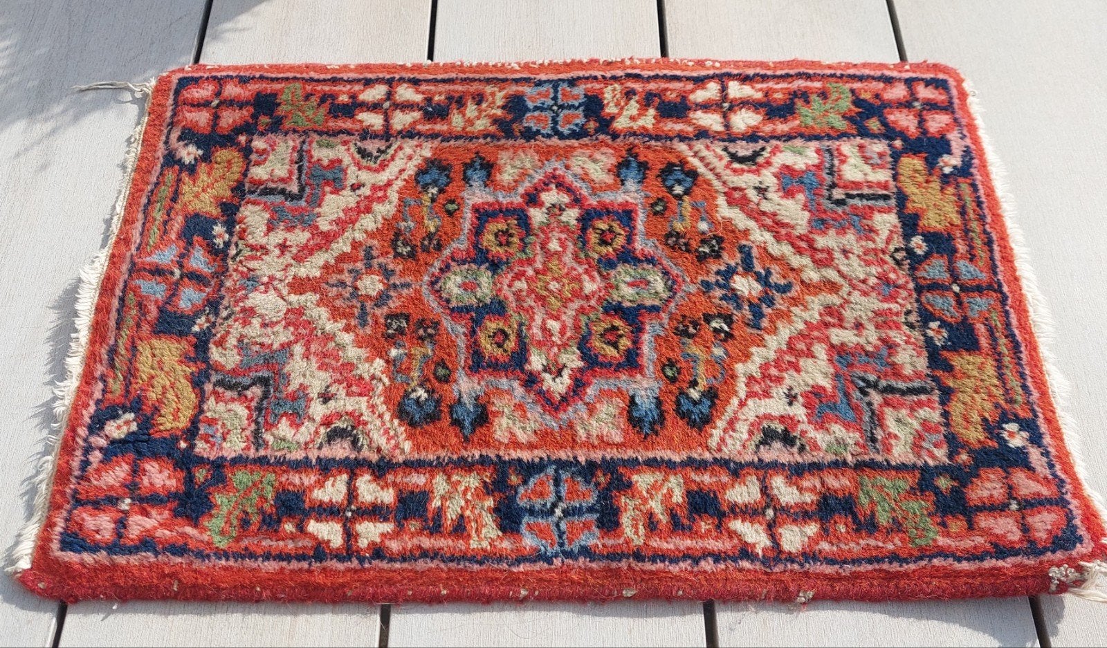 Antiek Perzisch Heriz tapijt, Antiek en Kunst, Ophalen of Verzenden