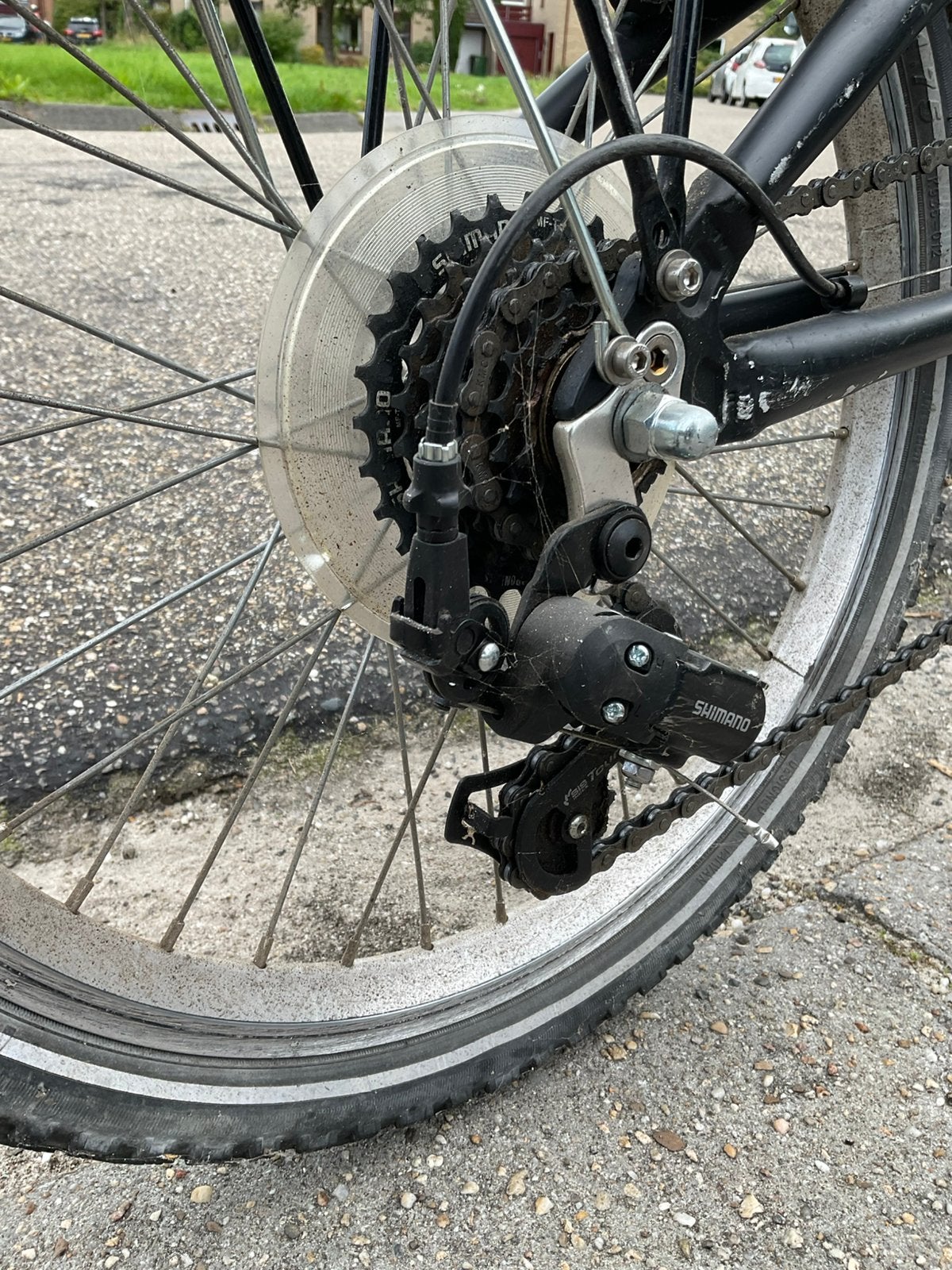 Foto 6 van 2 vouwfietsen Prophete, zwart met 20 inch wielen