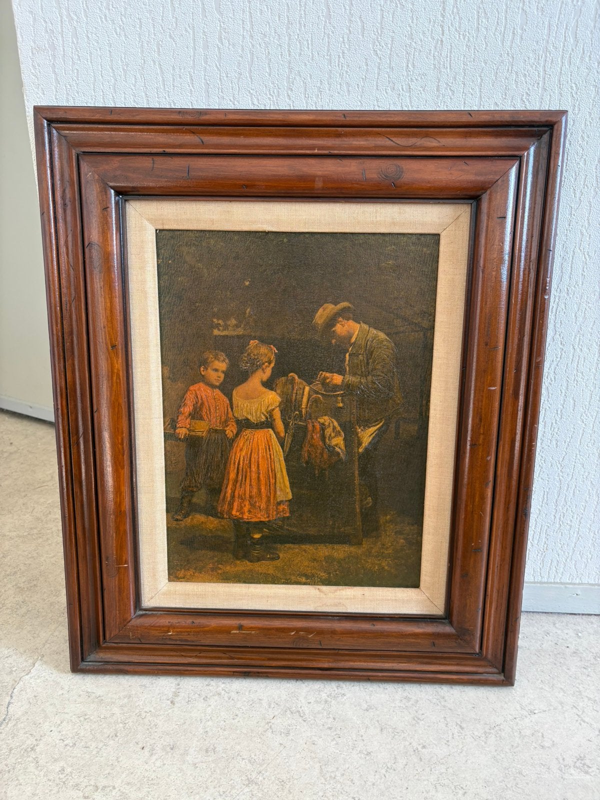 Schilderij op doek. Afmeting 52x63 cm., Ophalen of Verzenden