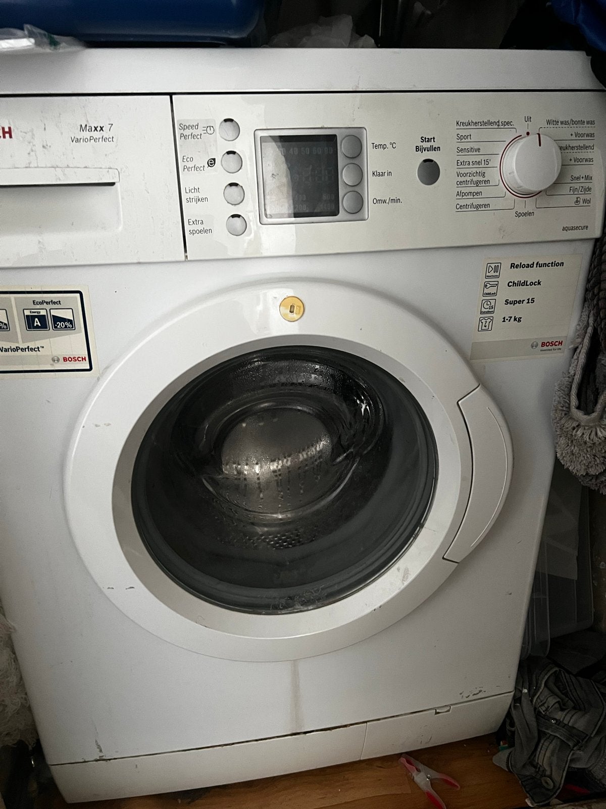 Bosch Maxx 7 VarioPerfect Wasmachine - Defect, Witgoed en Apparatuur, Wasmachines, Ophalen, Niet werkend, 85 tot 90 cm, 1200 tot 1600 toeren