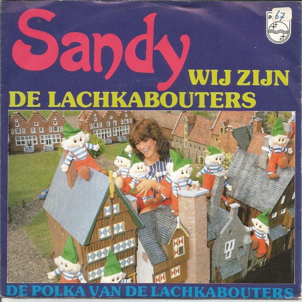 Sandy  ‎– Wij Zijn De Lachkabouters (1981), Fotohoes, 7 inch, 1980 - 1989, Ophalen of Verzenden