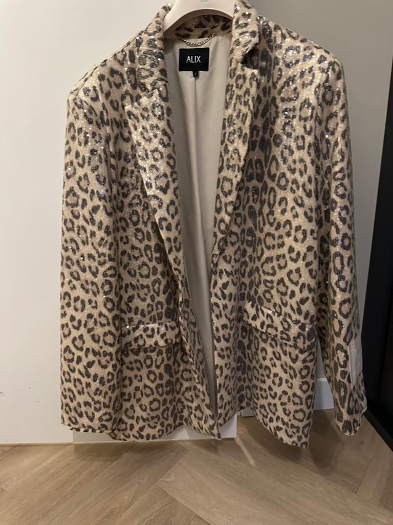 Zgan alix the label jasje maat L, Ophalen, Zo goed als nieuw, Maat 38/40 (M), Zwart