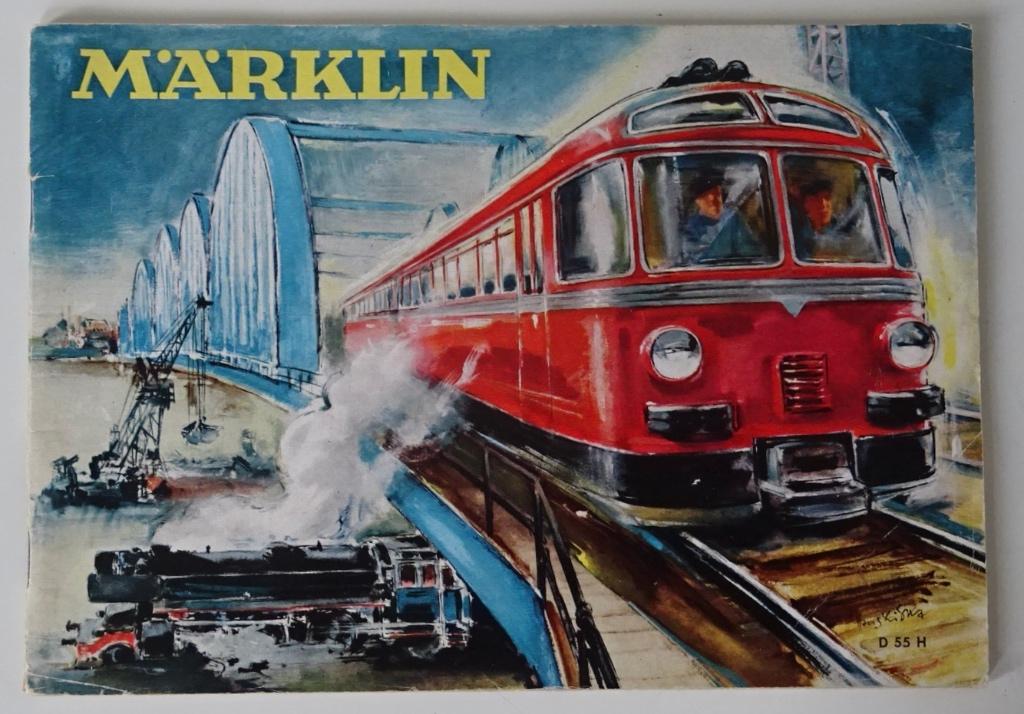 Marklin catalogus 1955 D55H - NIEUWSTAAT, Wisselstroom, Zo goed als nieuw, Analoog, Märklin