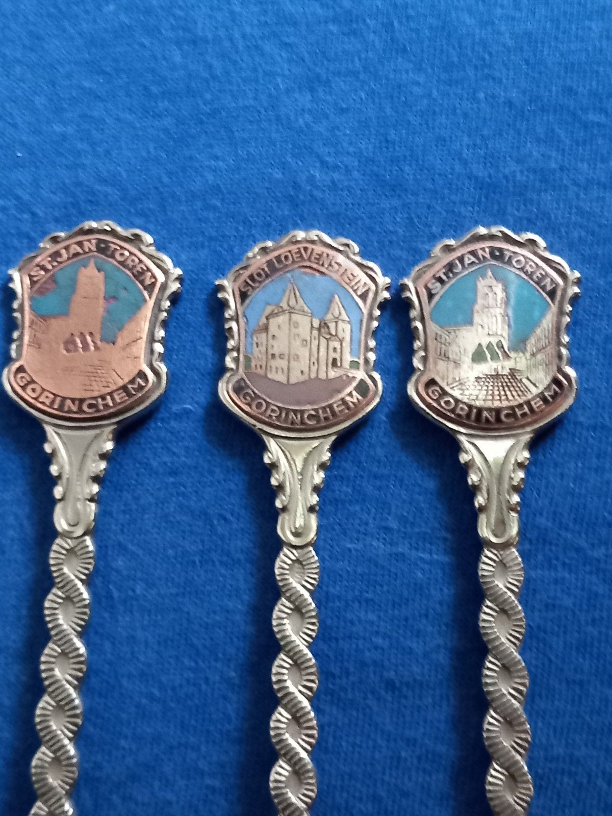 3x Gorinchem verzilverd, Antiek en Kunst, Antiek | Bestek, Ophalen of Verzenden
