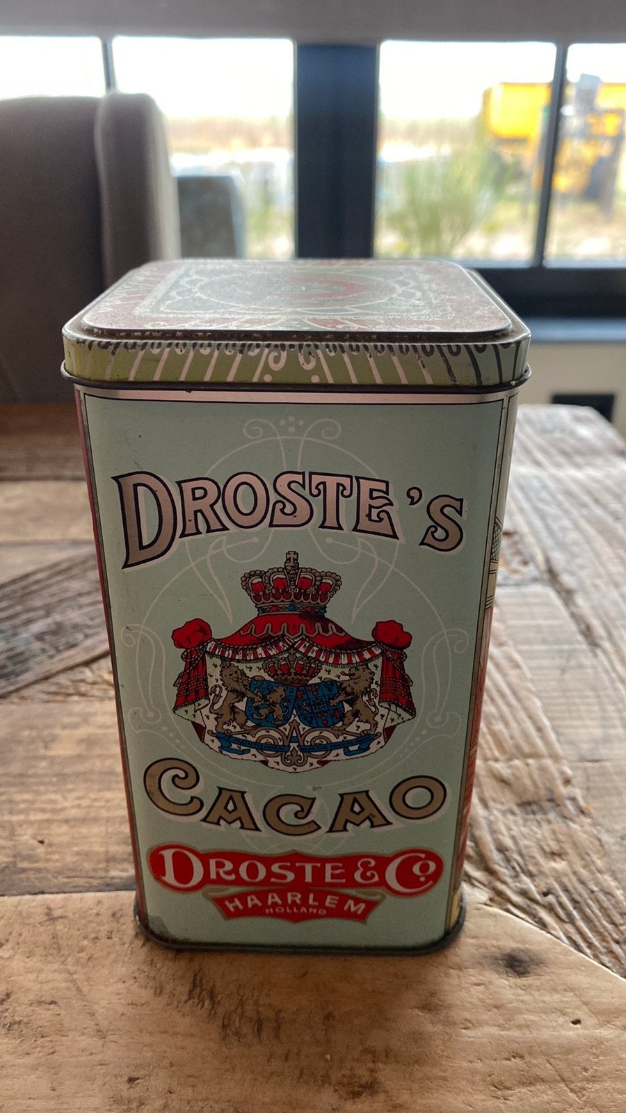 Droste cacao blikje vintage, Ophalen of Verzenden, Gebruikt, Overige, Droste
