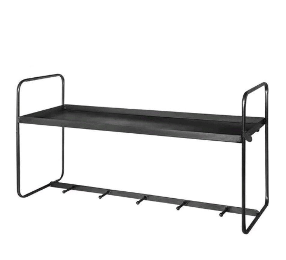 Nieuw Riverdale wandkapstok zwart/ 2 stuks beschikbaar, Huis en Inrichting, Nieuw, Minder dan 100 cm, Metaal, Ophalen