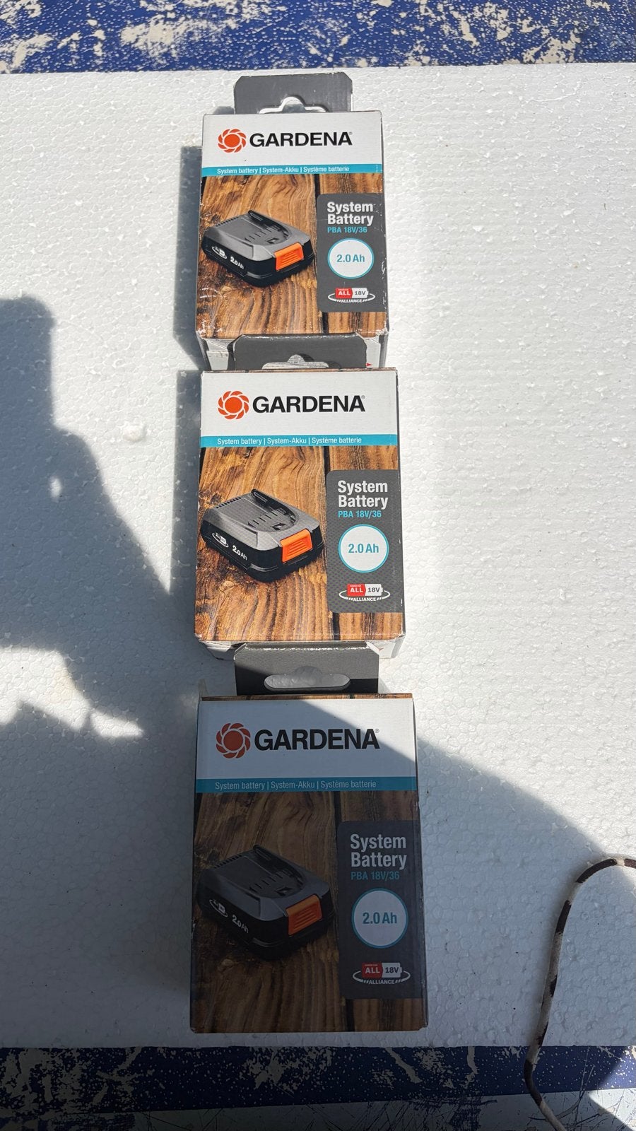 Gardena System Accu PBA 18V/36 2.0 Ah, Ophalen of Verzenden, Nieuw