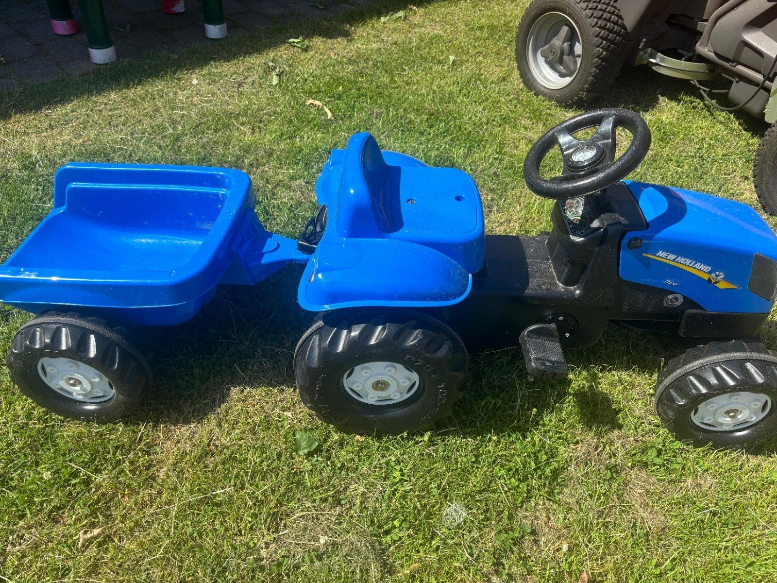 New Holland Traptractor met Aanhanger, Ophalen of Verzenden, Gebruikt, Trapvoertuig