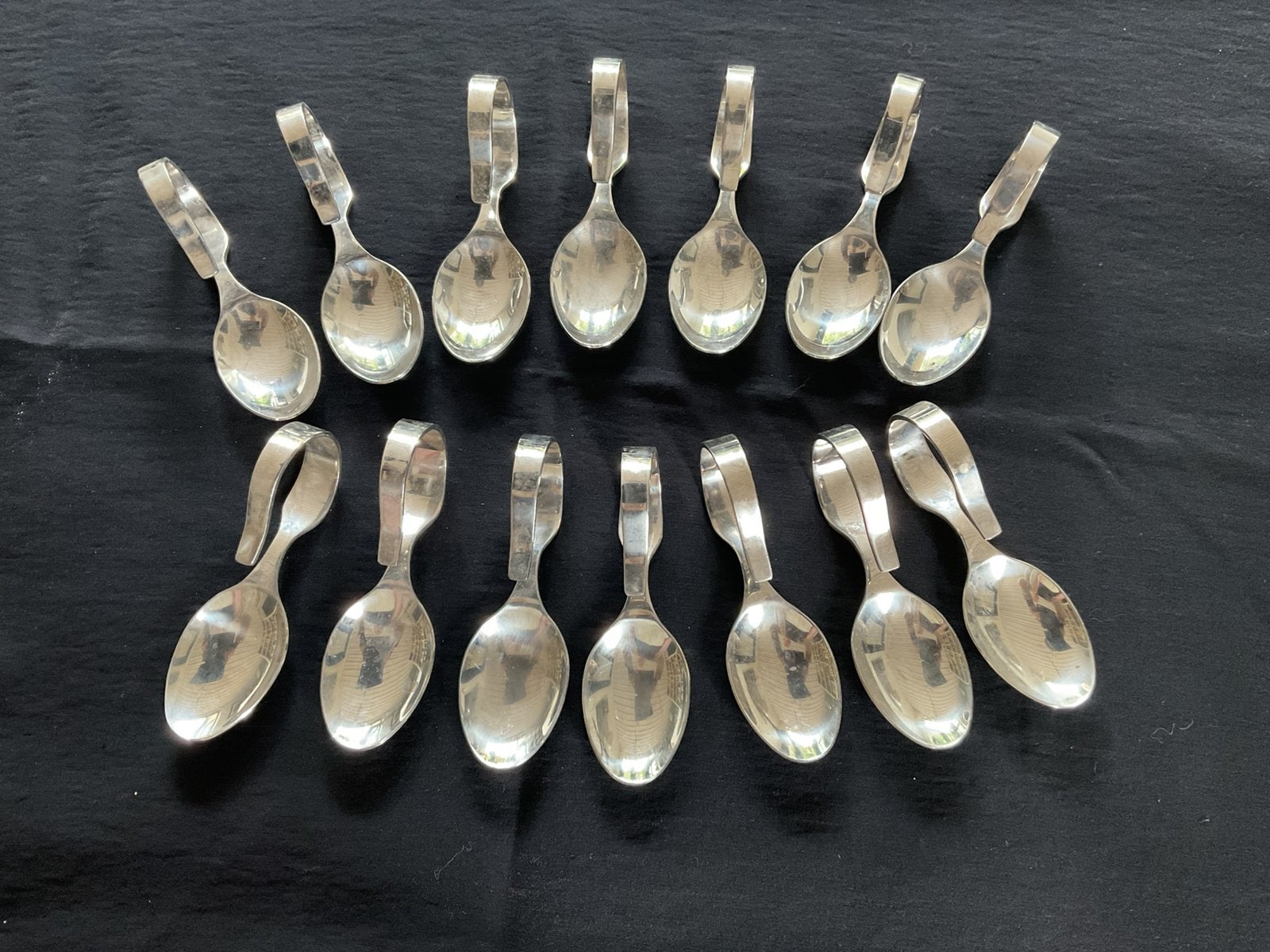 14 amuse lepels, Ophalen of Verzenden, Rvs of Chroom