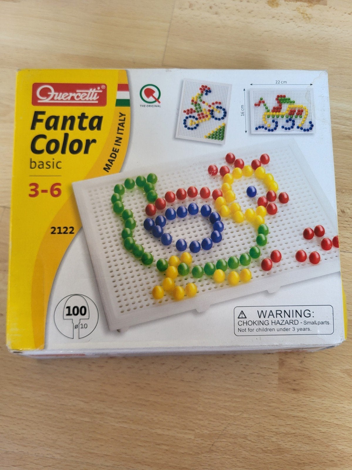 Quercetti Fanta Color Basic 3-6 jaar - Steekspel, Ophalen of Verzenden, Zo goed als nieuw, Overige typen