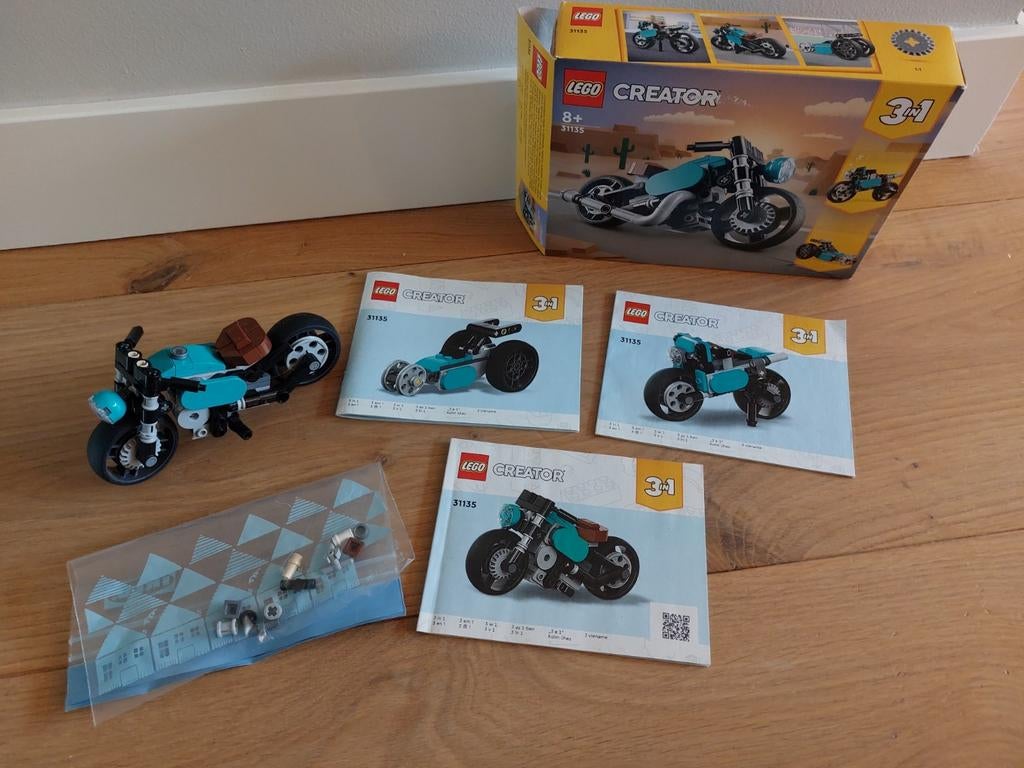 LEGO Creator 3-in-1 Klassieke motor #31135, Ophalen, Lego, Compleet, Zo goed als nieuw