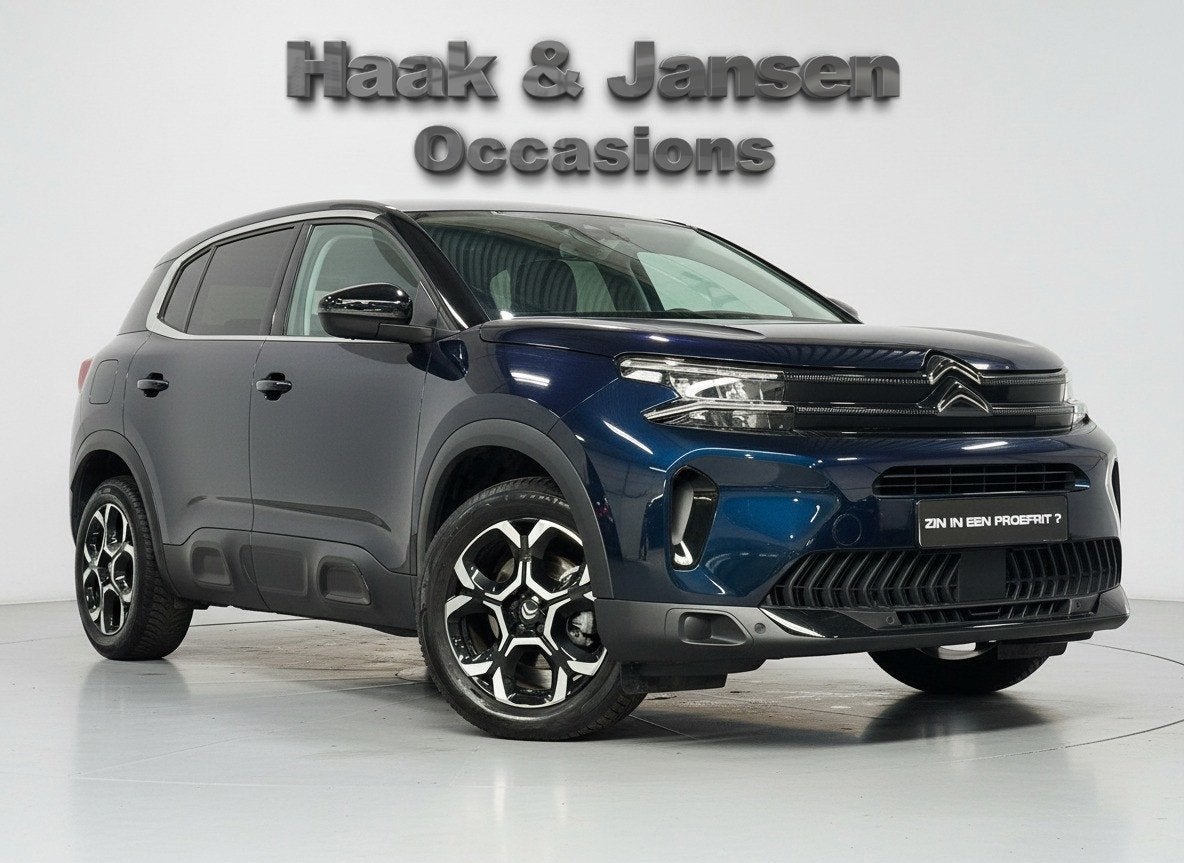Citroen C5 Aircross 1.2 HYBRID 136PK 360 Camera Carplay, Auto's, Citroën, Automaat, 136 pk, Gebruikt, Zwart