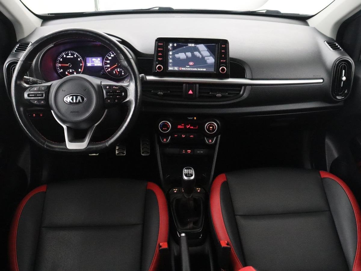 Kia Picanto 1.0 T-GDI GT-Line | Camera | Stoelverwarming | N, Auto's, Voorwielaandrijving, 101 pk, Gebruikt, 920 kg