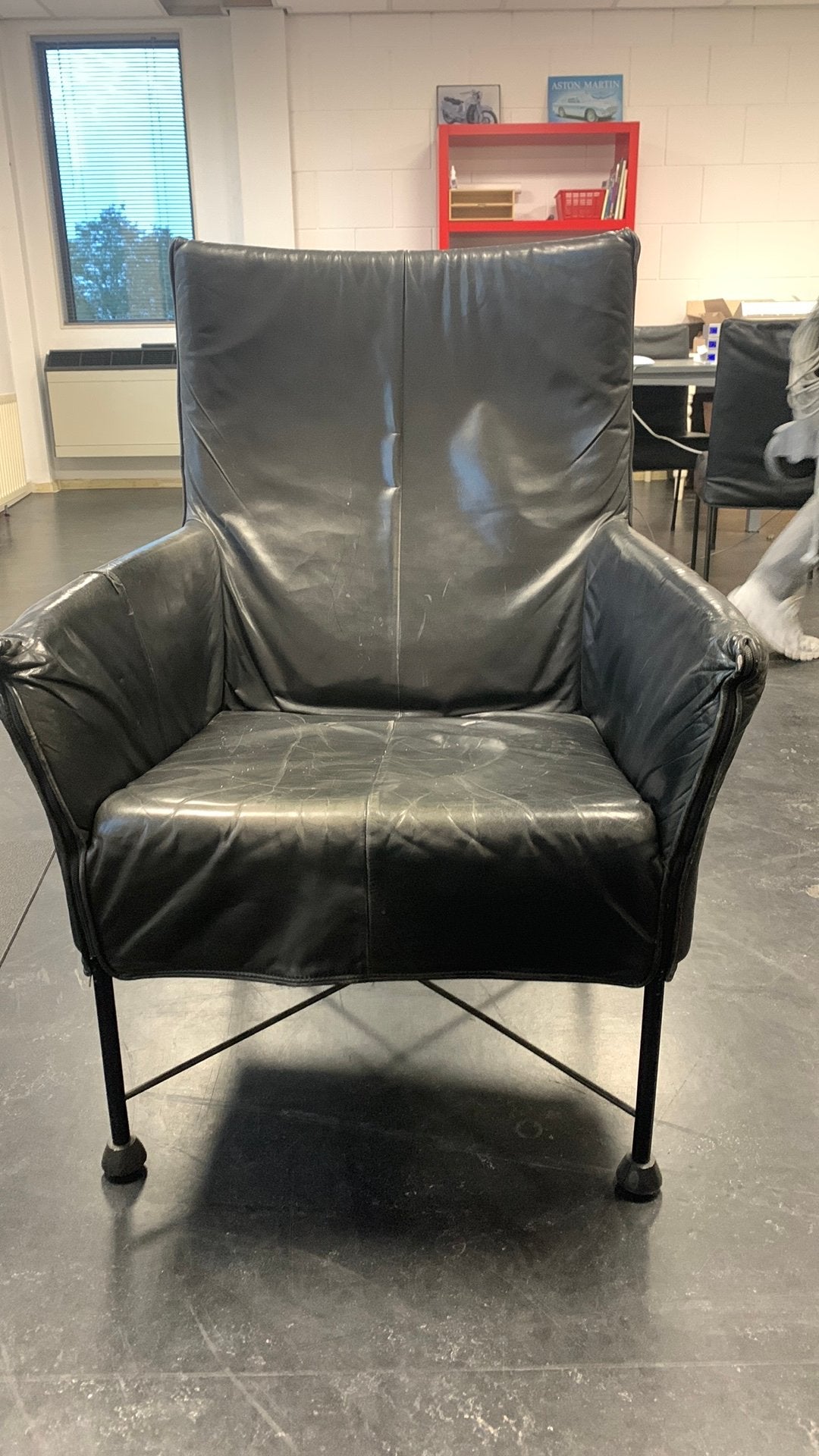 Charly stoel origineel Montis, Ophalen, Gebruikt, Minder dan 75 cm, Leer