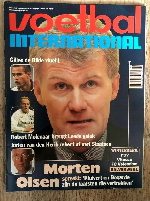 Voetbal International, 32e  jaargang, nr. 6 1997, Ophalen, Gebruikt, Overige binnenlandse clubs, Boek of Tijdschrift