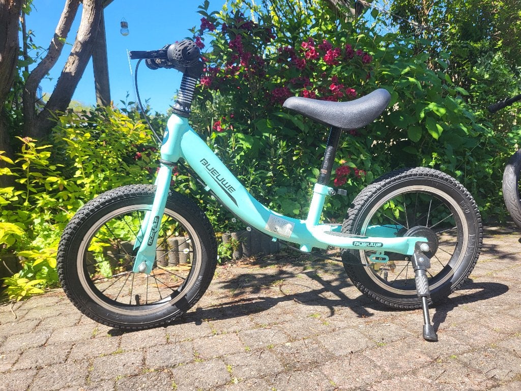 Mooie Bueuwe loopfiets (12 inch), Ophalen, Gebruikt, Minder dan 16 inch