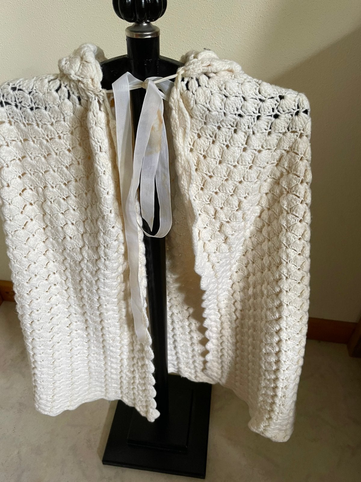 Doop cape/ baby cape, Antiek en Kunst, Antiek | Kleding en Accessoires, Ophalen of Verzenden