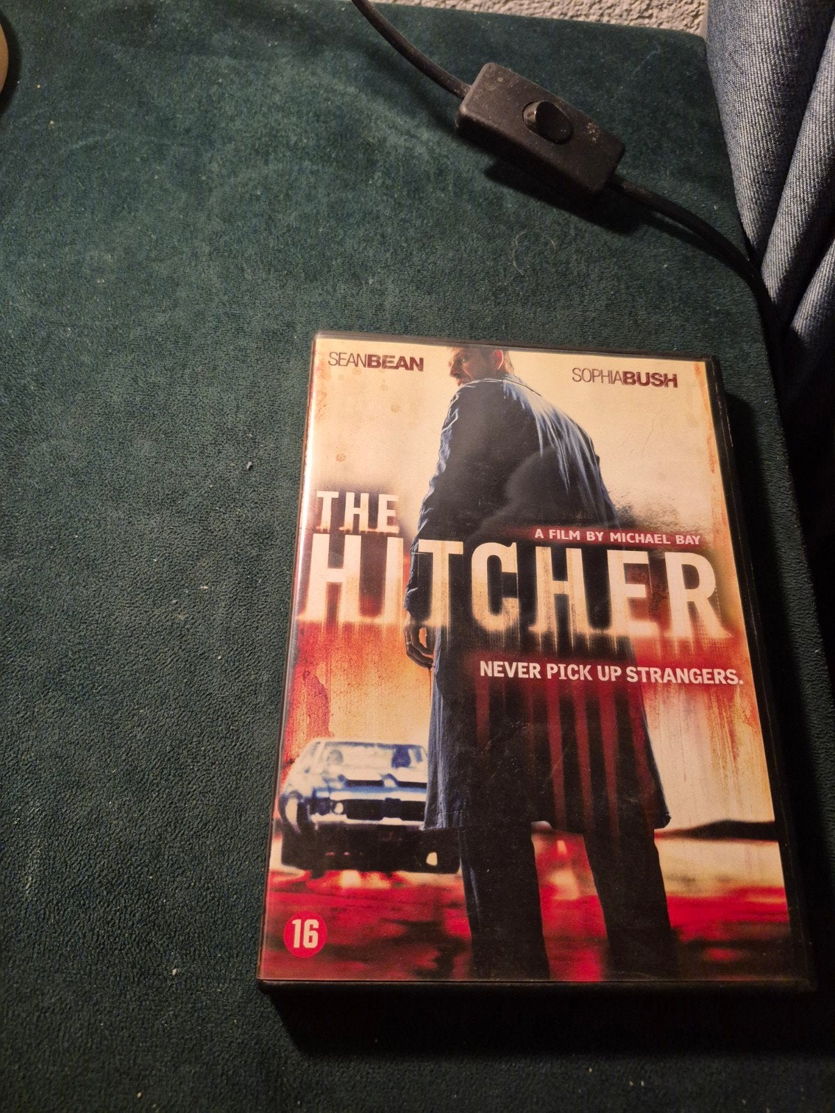 The Hitcher DVD - Actiethriller met Sean Bean, Vanaf 16 jaar, Ophalen of Verzenden, Inclusief doosje, Gebruikt