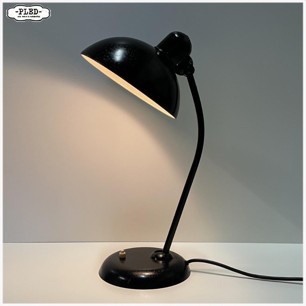 Kaiser iDell bureaulamp, model 6556 grote kap 1950s Bauhaus, Ophalen of Verzenden