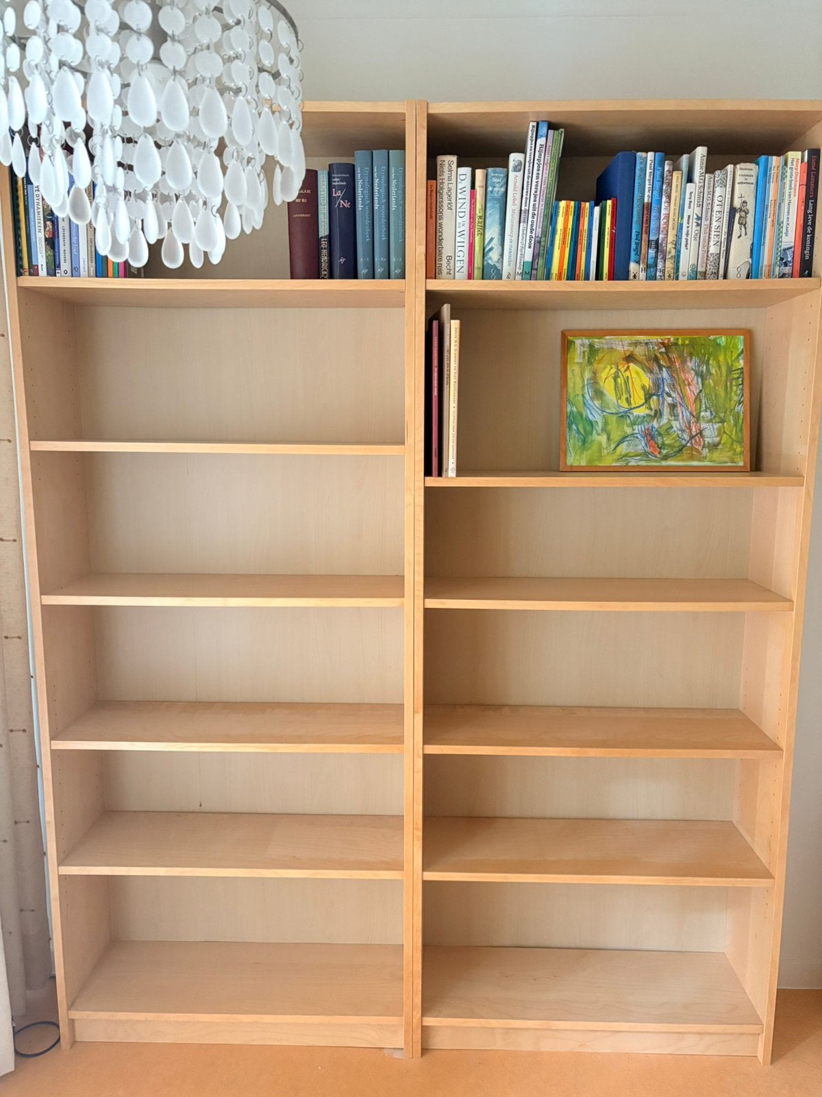 Berken Billy’s 2m x 80cm (3x), Huis en Inrichting, Kasten | Boekenkasten, Ophalen, Met plank(en), Gebruikt, 200 cm of meer