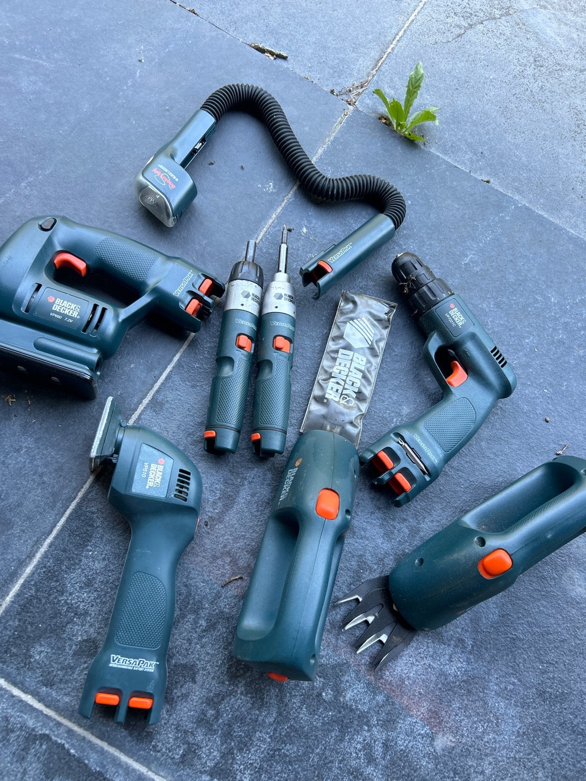 Black & Decker VersaPak gereedschapset (zonder batterijen), Ophalen of Verzenden, Gebruikt, Gereedschapsset