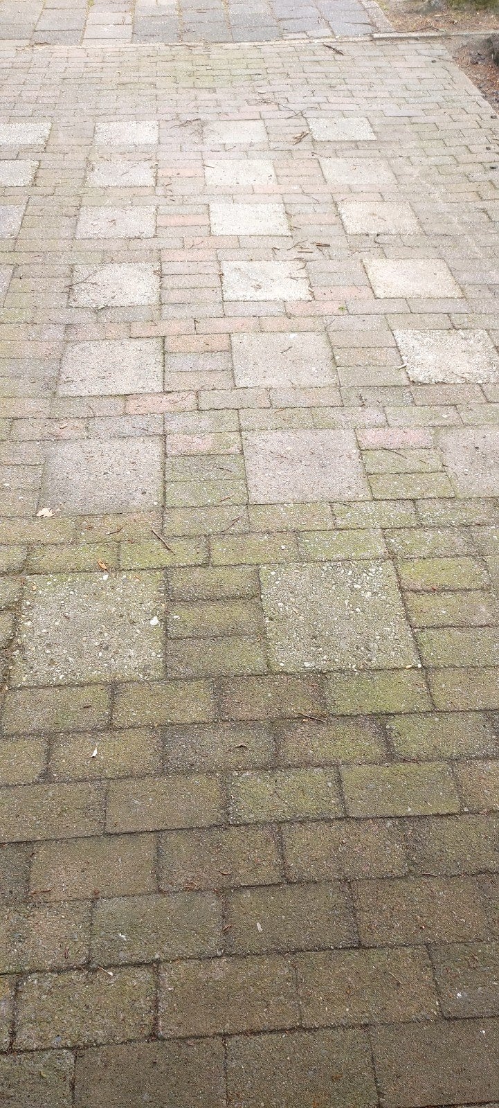 Stoep stenen 30m2, Tuin en Terras, Tegels en Klinkers, Ophalen, Gebruikt, Beton, Klinkers