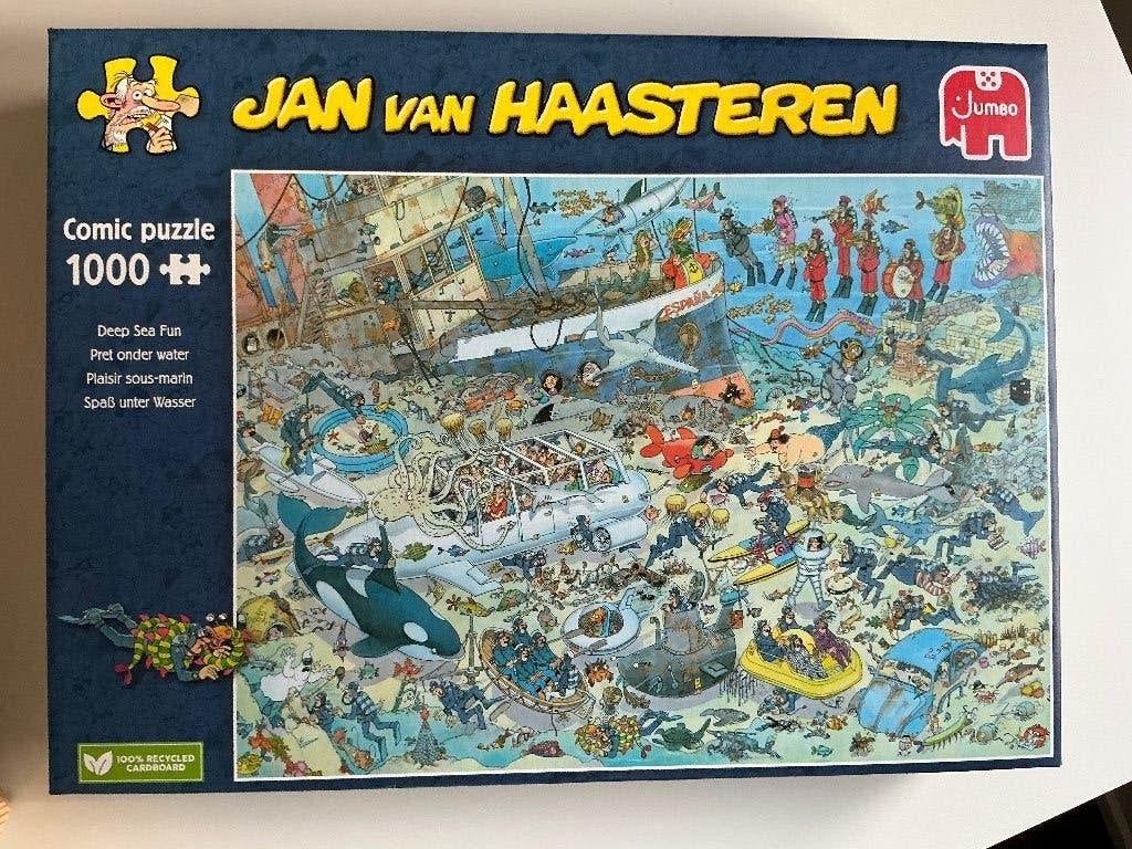 Jan van Haasteren | Jungletocht | Winterspelen | e.a., Hobby en Vrije tijd, Denksport en Puzzels, Ophalen of Verzenden, 500 t/m 1500 stukjes