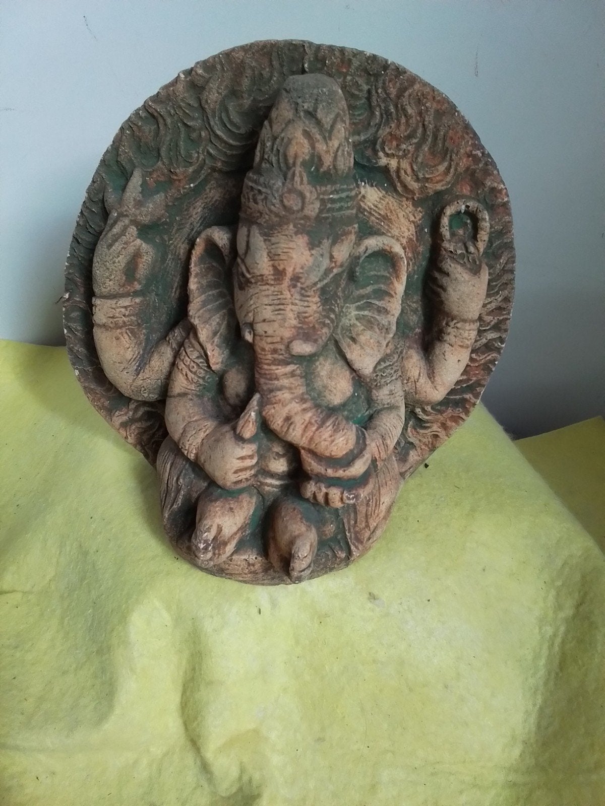 9869) mooie oude Ganesha  hoog  18cm, Ophalen of Verzenden