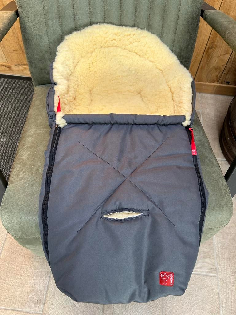 Kaiser Voetenzak van schapenwol voor kinderwagen, Kinderen en Baby's, Kinderwagens en Combinaties, Ophalen of Verzenden, Gebruikt