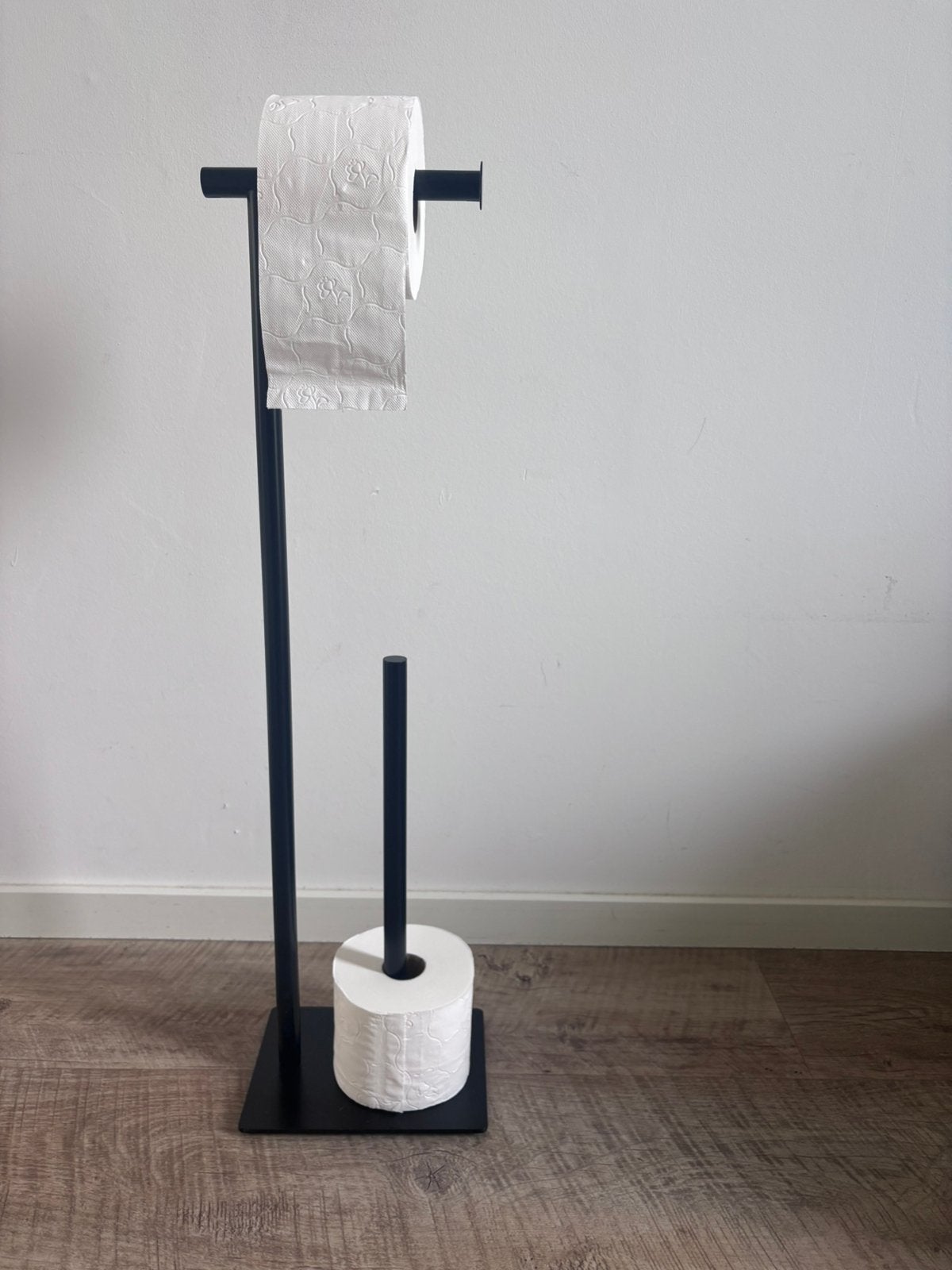 Design toiletrolhouder met reserverolhouder, Huis en Inrichting, Badkamer | Badtextiel en Accessoires, Ophalen, Zo goed als nieuw