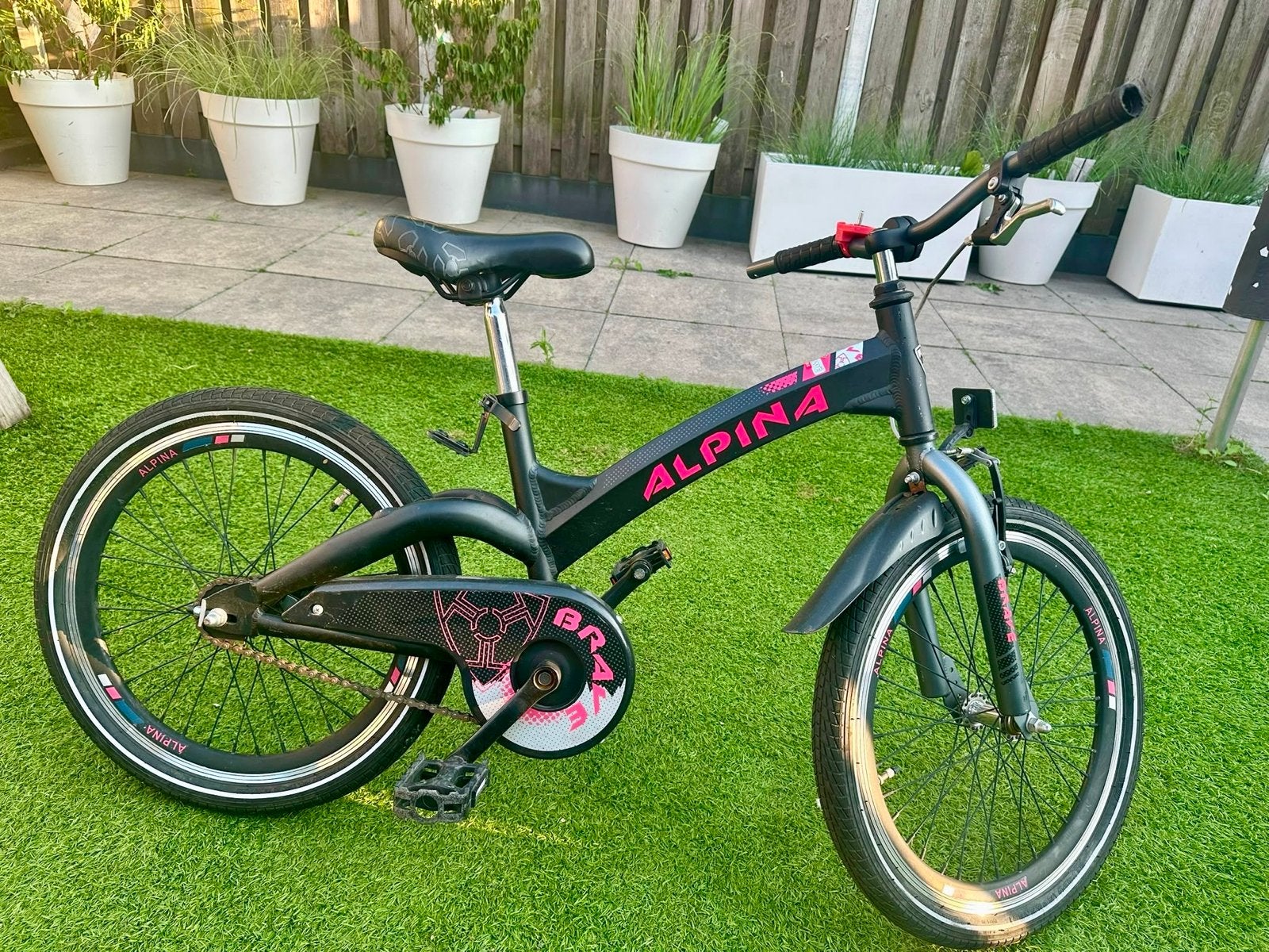 Alpina Brave kinderfiets 20 inch - Zo goed als nieuw, Fietsen en Brommers, Ophalen of Verzenden, Zo goed als nieuw, Velgrem, 16 tot 20 inch