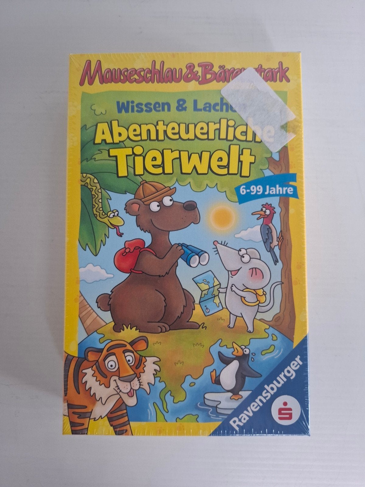 Ravensburger 207374 Wissen & Lachen Abenteuerliche Tierwelt, Een of twee spelers, Ophalen, Nieuw, Ravensburger