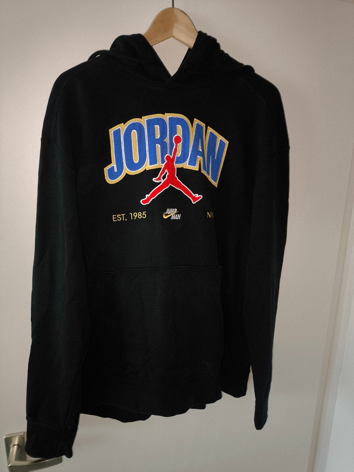Air Jordan hoodie, Maat 52/54 (L), Zwart, Ophalen of Verzenden, Gedragen