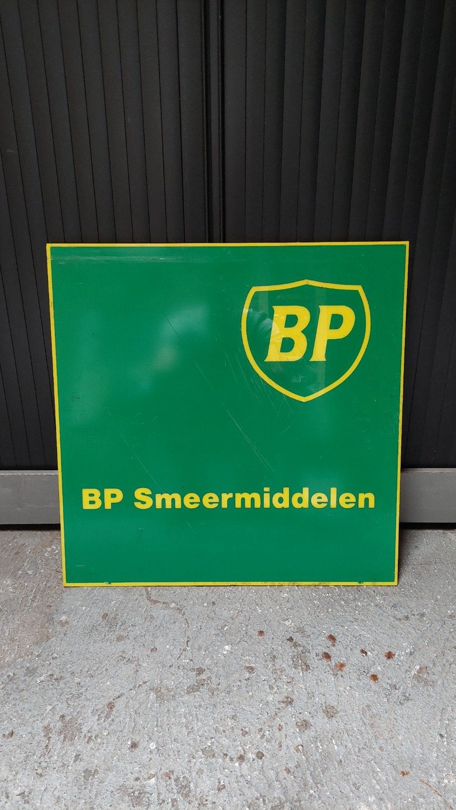 BP Smeermiddelen Reclamebord - Vintage Lichtbak, Verzamelen, Ophalen of Verzenden, Gebruikt, Lichtbak of (neon) lamp