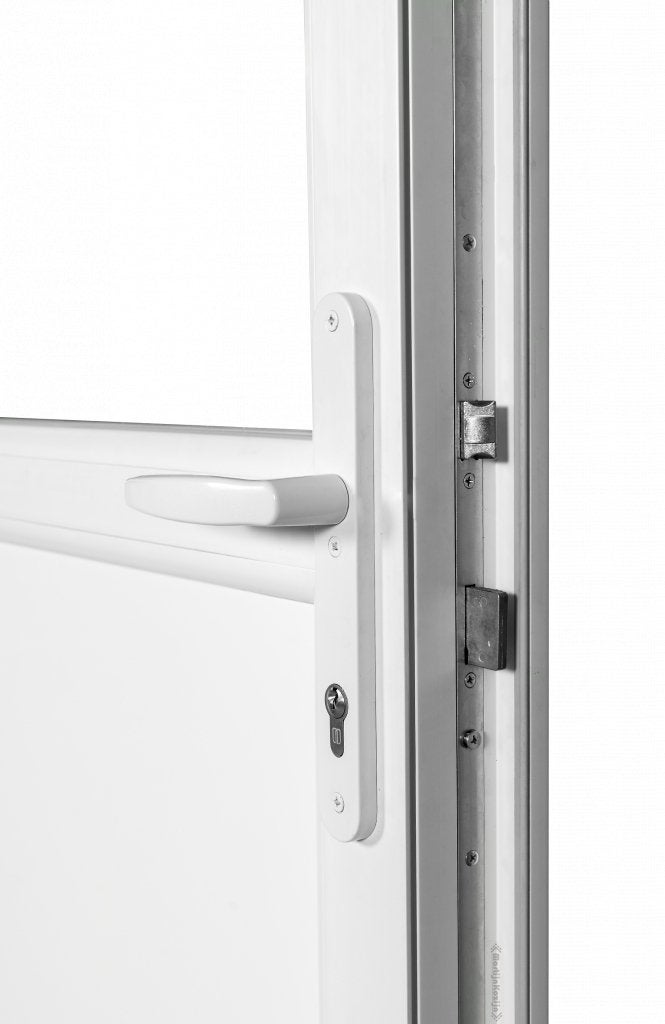 Buitendeur volpaneel Basic Plus Antraciet b98 x h204, Niet ingevuld, Kunststof, 80 tot 100 cm, Niet ingevuld