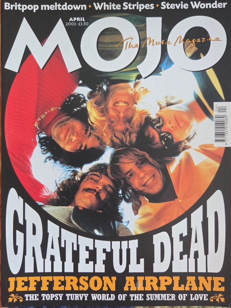 MOJO 04-2003 Grateful Dead Jefferson Airplane Dando Wonder T, Ophalen of Verzenden, Zo goed als nieuw, Muziek, Film of Tv