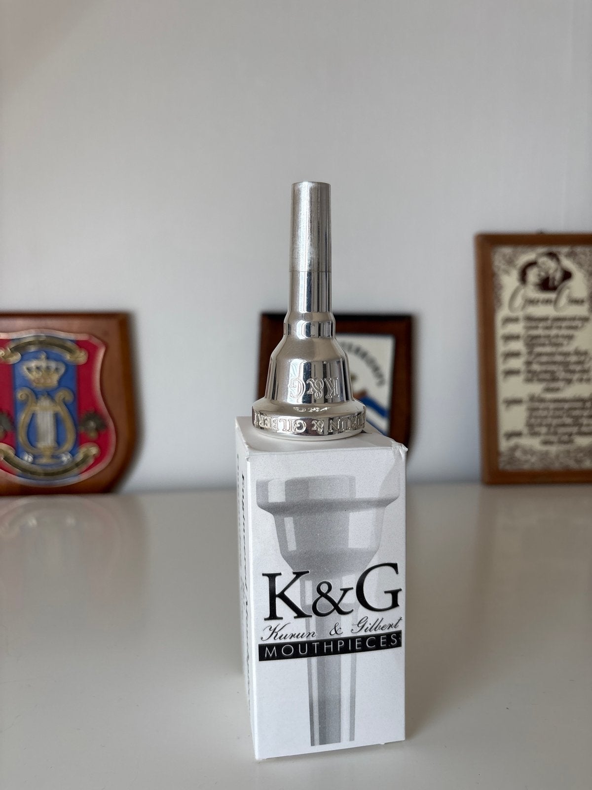 K&G 4D Mondstuk zo goed als nieuw - Large Boring, Ophalen of Verzenden, Zo goed als nieuw, Koperblazer