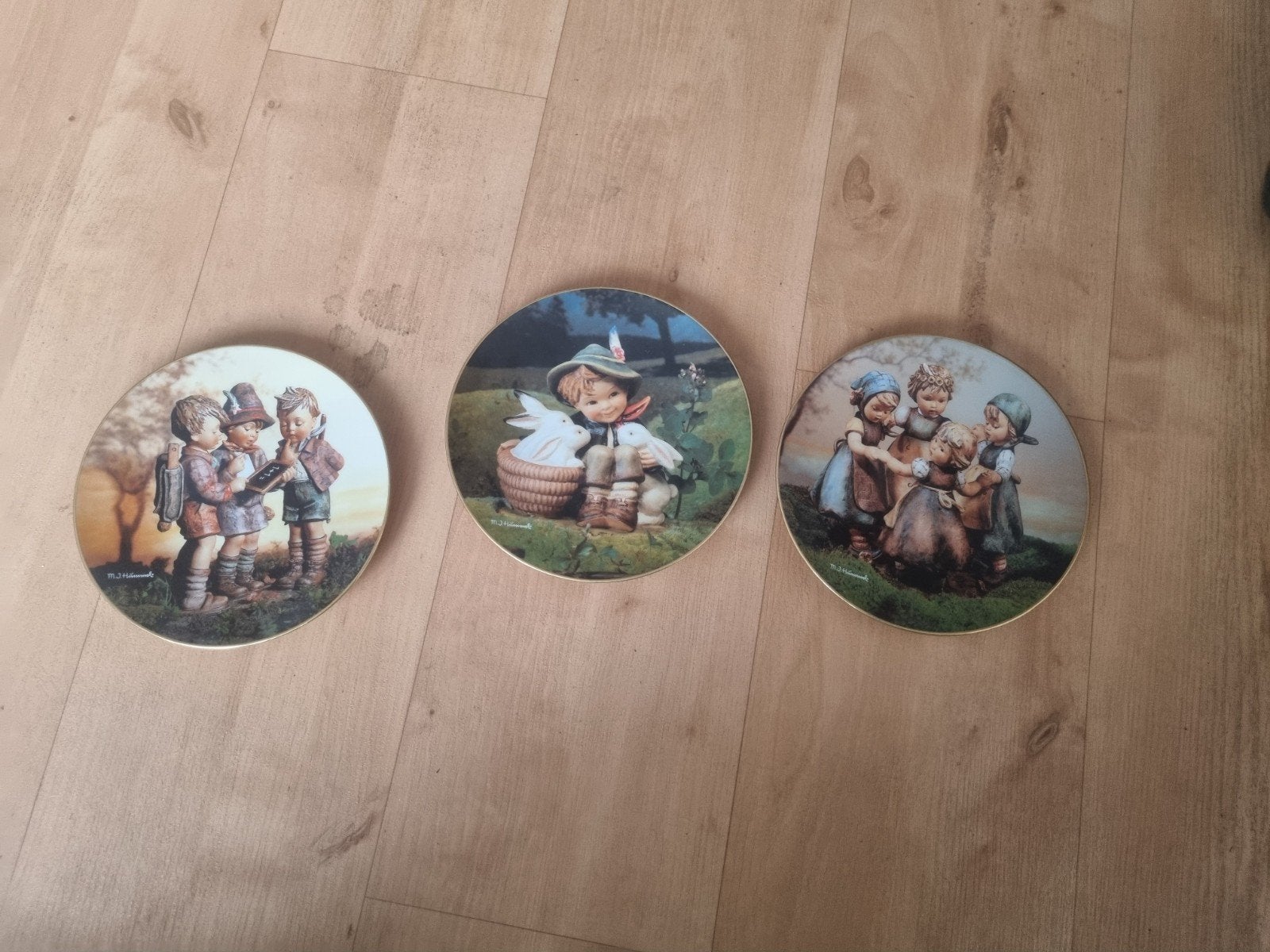 Hummel wandborden set van 3 - "Mein schönstes Jahr", Ophalen of Verzenden