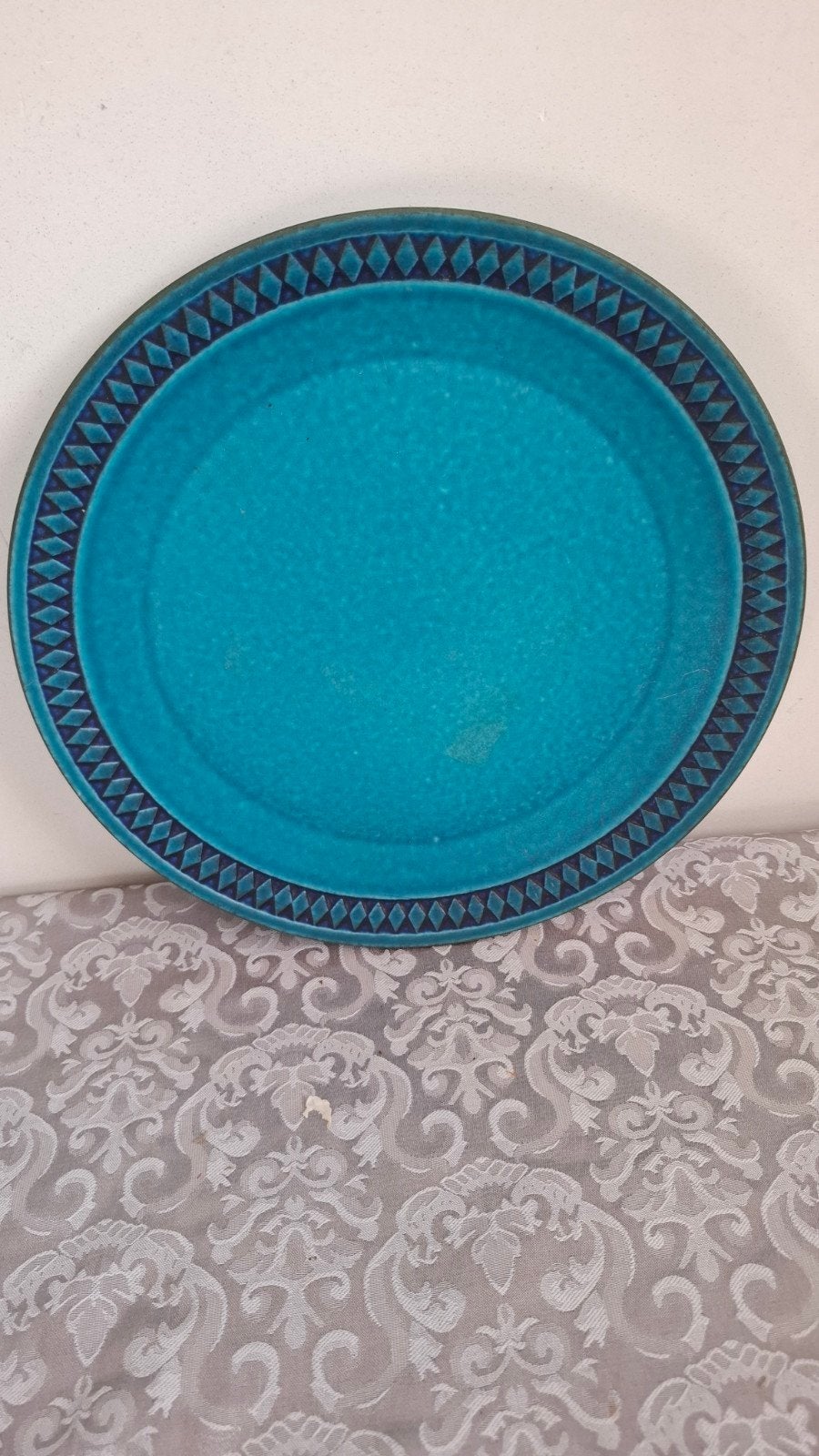 Vintage Ceramano West-Germany schaal 108 - Turquoise, Ophalen of Verzenden