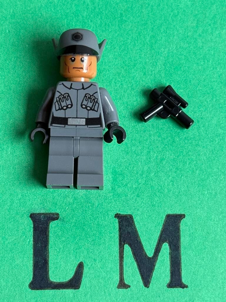 Lego Star Wars sw0670 First Order Officer Captain SW 75101, Compleet, Star Wars, Lego, Ophalen of Verzenden