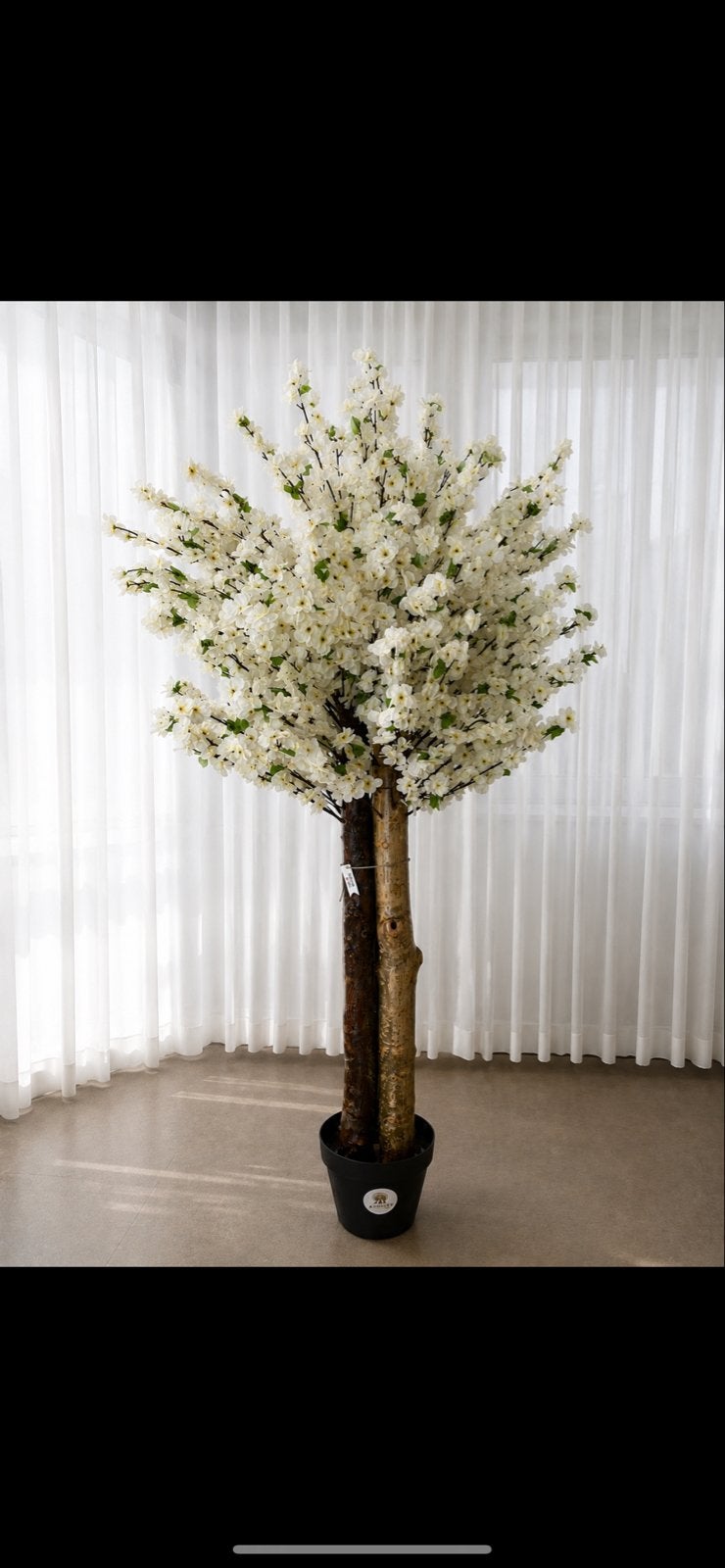 Prachtige Witte Kersenbloesem Kunstboom - 180 cm, Huis en Inrichting, Woonaccessoires | Kunstplanten en Kunstbloemen, Ophalen
